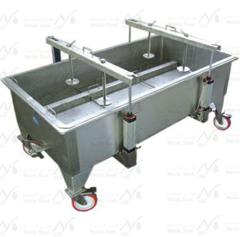 وت آبگیری و پرس پنیر | دستگاه پرس پنیر صنعتی